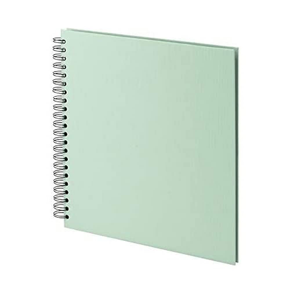 Rössler Papier 1329452657 - S.O.H.O. Wire-O fotoalbum 290 x 290 mm, 60 zwarte pagina's, mint, 1 stuk