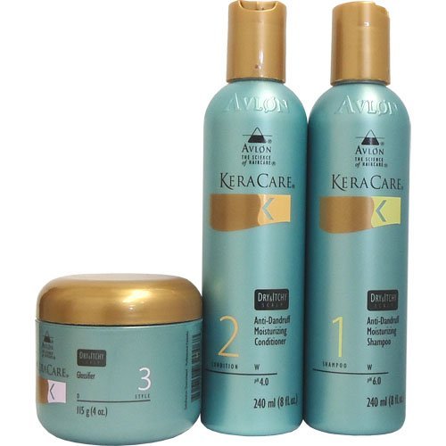 Keracare Dry Itchy Scalp Moisturizing Shampoo Conditioner 8oz