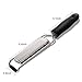 Premium Cheese Graters for Kitchen, Lemon Zester with Black Soft Grip Handle, Kitchen Tools for Hard Cheese, Lemon, Chocolate, Ginger, Potato, Vegetables, Rubber Protective Cover