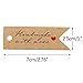 G2PLUS Wedding Gift Tags, 100PCS Let Love Grow Tags, Mini Wedding Favor Tag, 2.8X0.8 in White Paper Gift Tags with String for Candy Bags, Valentines, Wedding, Baby Shower