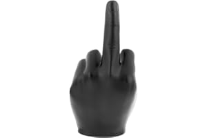 United Pacific 72055 Cast Aluminum The Middle Finger Hood Ornament, Easy Installation, Perfect Gag Gift, Man Cave Decor – Mat