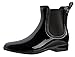 Silky Toes Women's Fashion Elastic Slip On Short Rain Boots