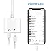 for iPhone 7 Headphones Accessories Splitter Adapter for iPhone X/XS 8/8Plus 7Plus Charging Cable Headphone Jack 4 in 1 Earphone Adapter with Music and Charger Accessory iOS 11 or Laterthumb 2