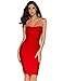 meilun Women's Strapless Bandage Dress Cocktail Bodycon Dress