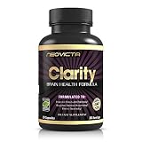 #1 Brain Supplement Nootropic - Mind & Energy Booster - Clarity by Neovicta - Improve Focus, Memory & Mood - Promotes Superior Brain Function in Men & Women - 30 Day Supply - Money Back Guarantee