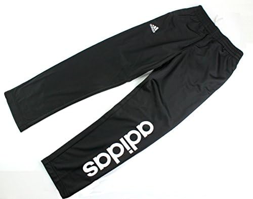 adidas Youth Collection (Youth Small 8, Tricot Pant, Black/White)