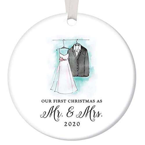 Download Amazon.com: First Christmas Mr & Mrs 2020 Ornament Bride ...