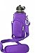 Onoola 40oz Pocket Carrier for Hydro Flask Type Bottles with Adjustable Straps Neoprene Sleeve/Pouch/Bag- Also Great for Lifeline Fifty Fifty, Yeti, Thermo Flasks