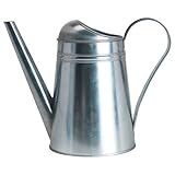 Ikea Socker 701.556.73 Galvanized Steel Watering Can, 9-Inch, 88 oz/2.6 Liter, Silver