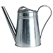 Ikea Socker 701.556.73 Galvanized Steel Watering Can, 9-Inch, 88 oz/2.6 Liter, Silver
