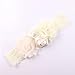 Ever Fairy Chiffon Lace Flower Baby Girls Turban Headband Head Wrap Hair Band With Pearl(2 Pack)