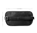 egoz Travel Money Belt RFID Blocking, Under Clothes Waist Bag, Hidden Security Pouch for Cash Cards Passport Tickets, 2 Zip Pockets Adjustable Strap Side Clip Washable Light Slim Comfort (Black)