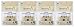 Emmy's Organics Coconut Cookies, Vanilla Bean 6 oz (Pack of 4)