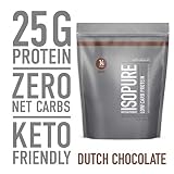 Isopure Low Carb, Keto Friendly Protein Powder, 100% Whey Protein Isolate, Flavor: Dutch Chocolate, 1 Pound (Packaging May Vary)