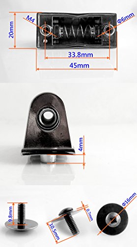 Goedrum 10 Double End Tom/Snare Drum Lugs With Mounting Screws