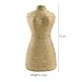 New Wayzon Linen Necklace Pendant Sweater Chain Model Jewelry Organizer Display Holder Stand(Beige)