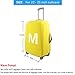 FOR U DESIGNS 26-30 Inch Black Classic Flag Polyester Elastic Luggage Cover with Zipper
