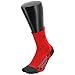 adidas Kids-Boy's/Girl's Cushioned Crew Socks (6-Pair), Scarlet/Onyx/Blue/Black Marl/Light Onyx/Black, Large