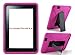 Amazon Kindle Fire HD 8.9 Case [2012 Version] (NOT for Kindle Fire HDX 8.9) Heavy Duty Protective Air Cushion Horizontal & Vertical View Kickstand Tablet Hard Case Cover (Pink/Black)
