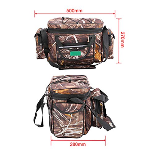 liaobeiotry Multifunktionstasche/Schultertasche/Messenger-Tasche mit großer Kapazität, zum Angeln, wasserdicht… – Bild 7