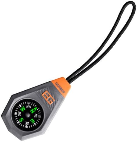 Gerber Bear Grylls Compact Compass w/ Zipper Pull - GE31-001777