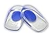 Transparent Silicone Gel Soft Heel Pad Cups Prevent Heel Pain Fasciitis Shoe Pads Insoles