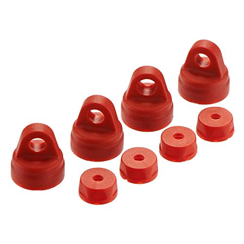 Arrma AR330227 Shock Cap Set (4 Piece), Red