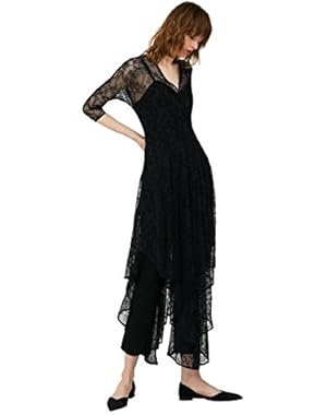 Mango Women's Doble-Layer Jumpsuit