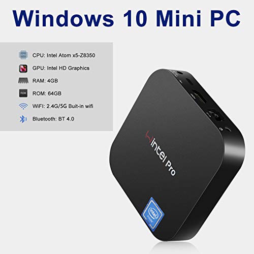 2 x5+Z8350+Graphics+Fanless+Computer+Bluetooth