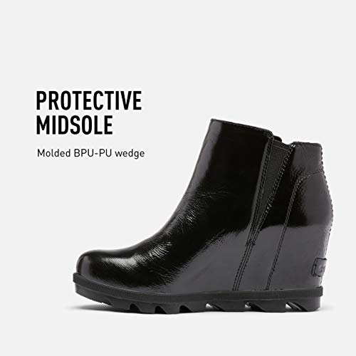 Sorel-Womens-Joan-of-Arctic-Wedge-II-Zip-Boot-Light-Rain-Waterproof-Black