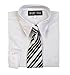 Avery Hill Boys Long Sleeve Dress Shirt with Windsor Tie White 12