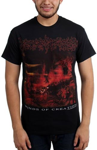 Decapitated - Mens Winds Of Creation T-Shirt, Medium, Black