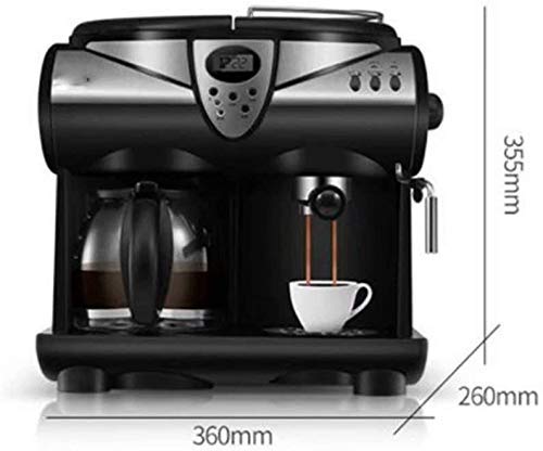 Kaffeemaschine voll halbautomatisch nach Hause Italienischer Dampfmilchschaum 1800W, 1,5lL – Bild 5
