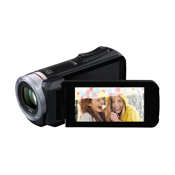 JVC GZ-R110BEU Camcorder (40-Fach Opt. Zoom, 7,6 cm (3 Zoll) Touchscreen, Full HD, SDXC/SDHC/SD Kartenslot, WiFi…