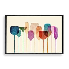 Framed Canvas Wall Art for Living Room, Bedroom Simple Contemporary Style Canvas Prints for Home Decoration Ready to Hanging - 16x24 inches