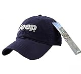 Jeep Unisex Adjustable Horizon Classic Cap (Blue, Free Size)