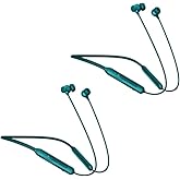 CXPSUE Neckband Bluetooth Headphones Twin Pack｜60H Playtime ×2｜3C Fast Charge｜ENC Call Noise Reduction｜Dual Pairing｜180H Standby｜Perfect for Couples & Sports