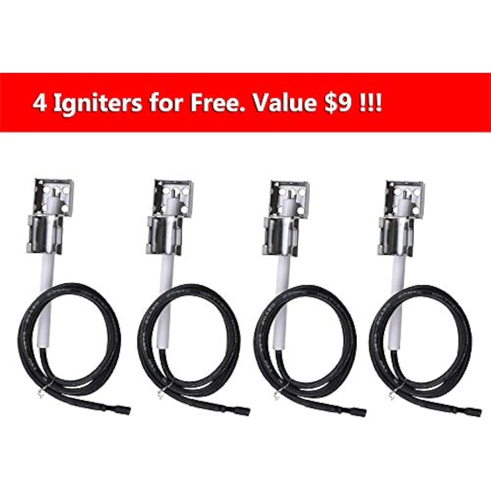 Grill Replacement Parts Pipe Burner Tube, Igniter For Charbroil