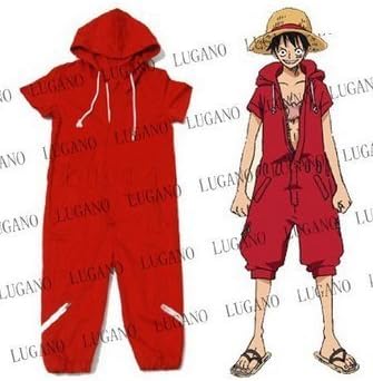 Cosplay Costume ONE PIECE One Piece Monkey D Luffy , Monkey D Luffy coverall costume size L