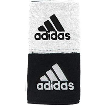 adidas Unisex Interval Reversible Wristband, White/Black Black/White, ONE SIZE