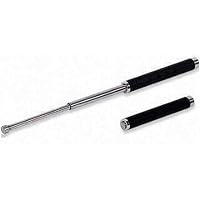 ShineLife Telescopic Suitable For Emergency Folding Iron Stick (Pack of -1) Walking Stick Trekking Hikking Outdoor