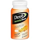 Dex 4 Fast Acting Glucose Tablets Orange - 50 ct