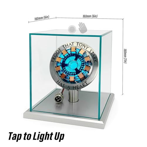 Lonyiabbi Reactor ARC MK1 a Escala 1:1, Luz LED USB con Sensor de Vibración, Sin Montaje, Incluye Vitrina
