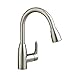 American Standard 4175300.075 Colony Soft 1 Handle High Arc Pull Down Kitchen Faucet, 1.5 GPM, Stainless Steel