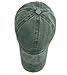 Glamorstar Classic Unisex Baseball Cap Adjustable Washed Dyed Cotton Ball Hat Army Green