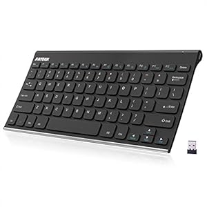 Arteck-24G-Wireless-Keyboard-Stainless-Steel-Ultra-Slim-Full-Size-Keyboard-for-ComputerDesktopPCLaptopSurfaceSmart-TV-and-Windows-108-7-Built-in-Rechargeable-6-Month-Battery Arteck 2.4G Wireless Keyboard Stainless Steel Ultra Slim Full Size Keyboard for Computer/Desktop/PC/Laptop/Surface/Smart…
