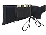 Thompson Center Buttstock Rifle Ammunition Carrier Laced Large Nylon Black 7165