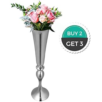 Amazon Com Happybuy Trumpet Vase 29 5 Height Flower Vases