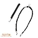 Mighty Paw Double Dog Leash - Force Absorbing Bungee Design - Two Dog Leashes Splitter - Walking Two Pets - 2 Pet Tangle Free - Pet Splitter (Lite | 10-30 lbs | with Handle, Black)