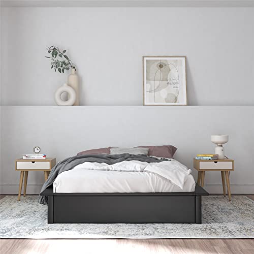 DHP Maven Upholstered Platform Bed with 11 Inch Height for Raised
